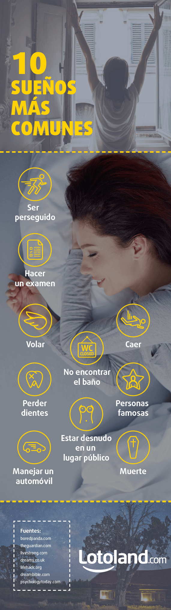 los 10 sueños más comunes y su significado